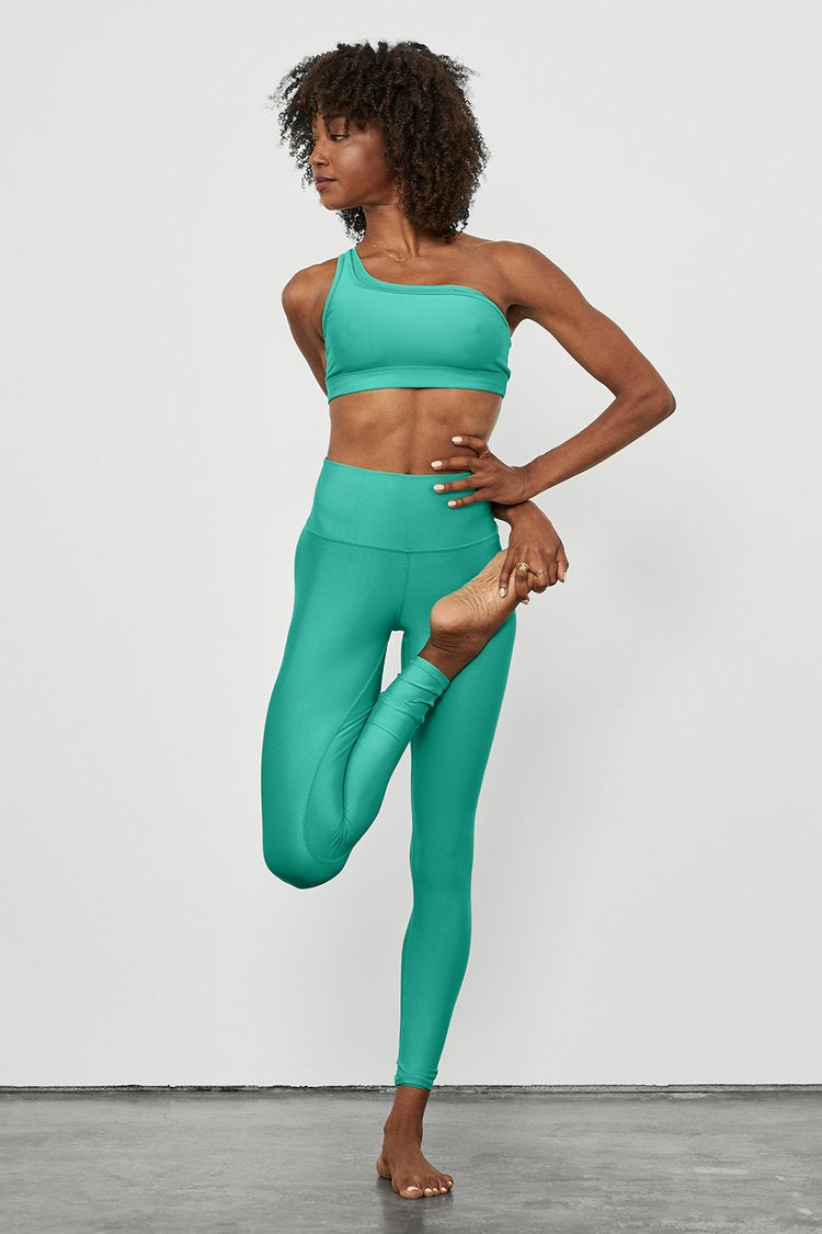 Alo Yoga XS High-Waist Airbrush Legging - Ocean Teal – Soulcielite
