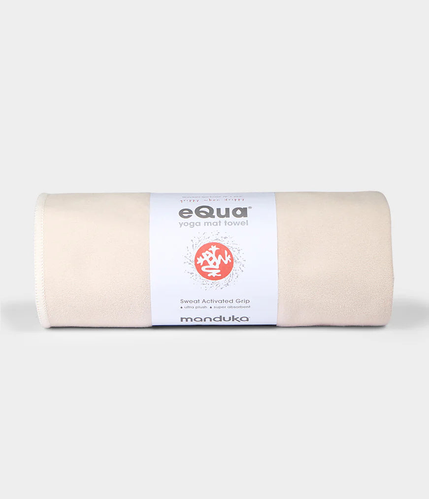  Manduka eQua Yoga Mat Towel - Quick Drying Microfiber,  Lightweight, Easy For Travel, Use In Hot Yoga, Vinyasa And Power, 72 Inch