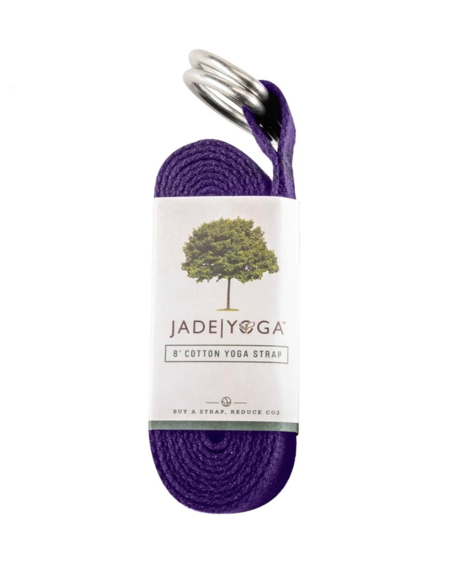 Jade Yoga Strap 8 Feet - Purple