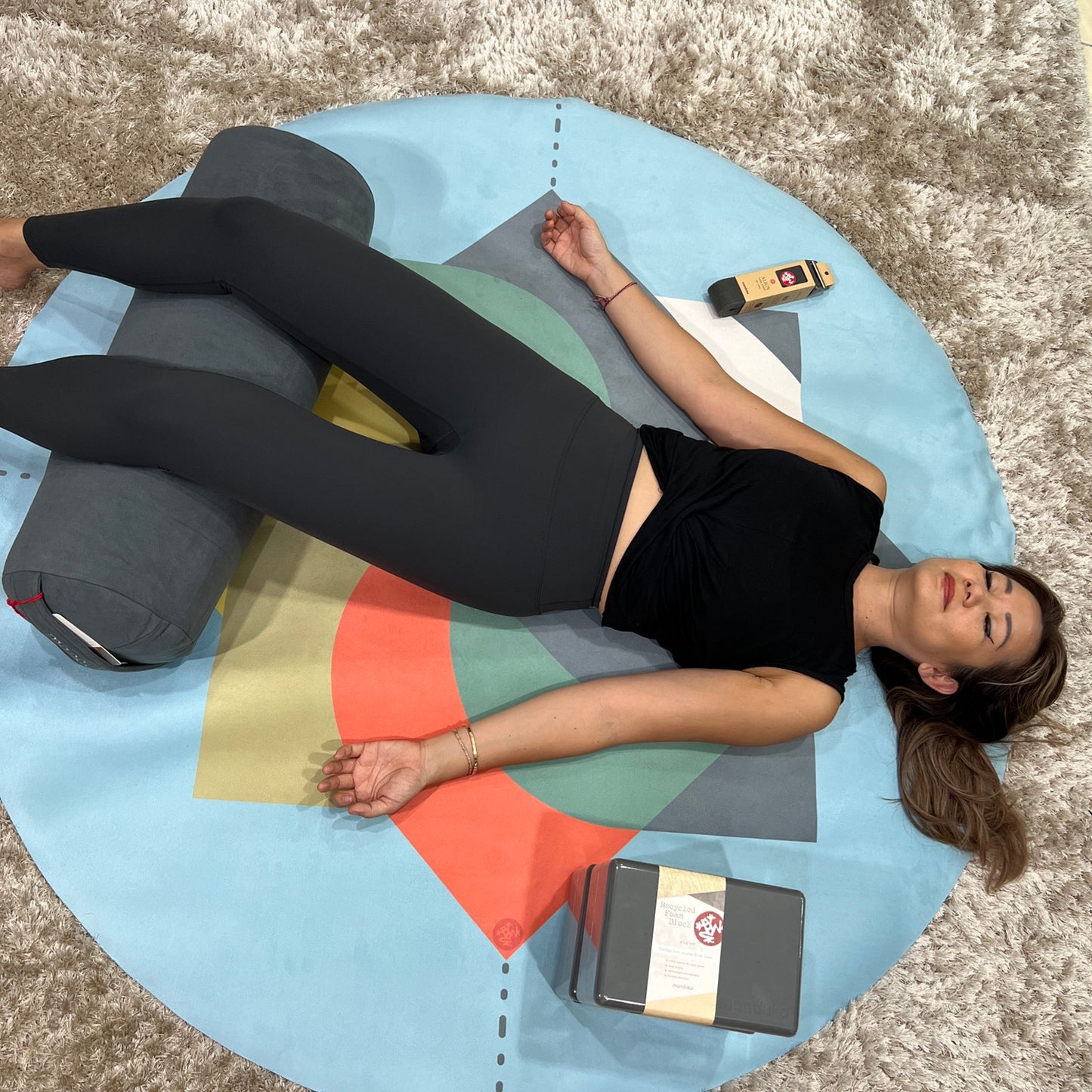 round yoga mat
