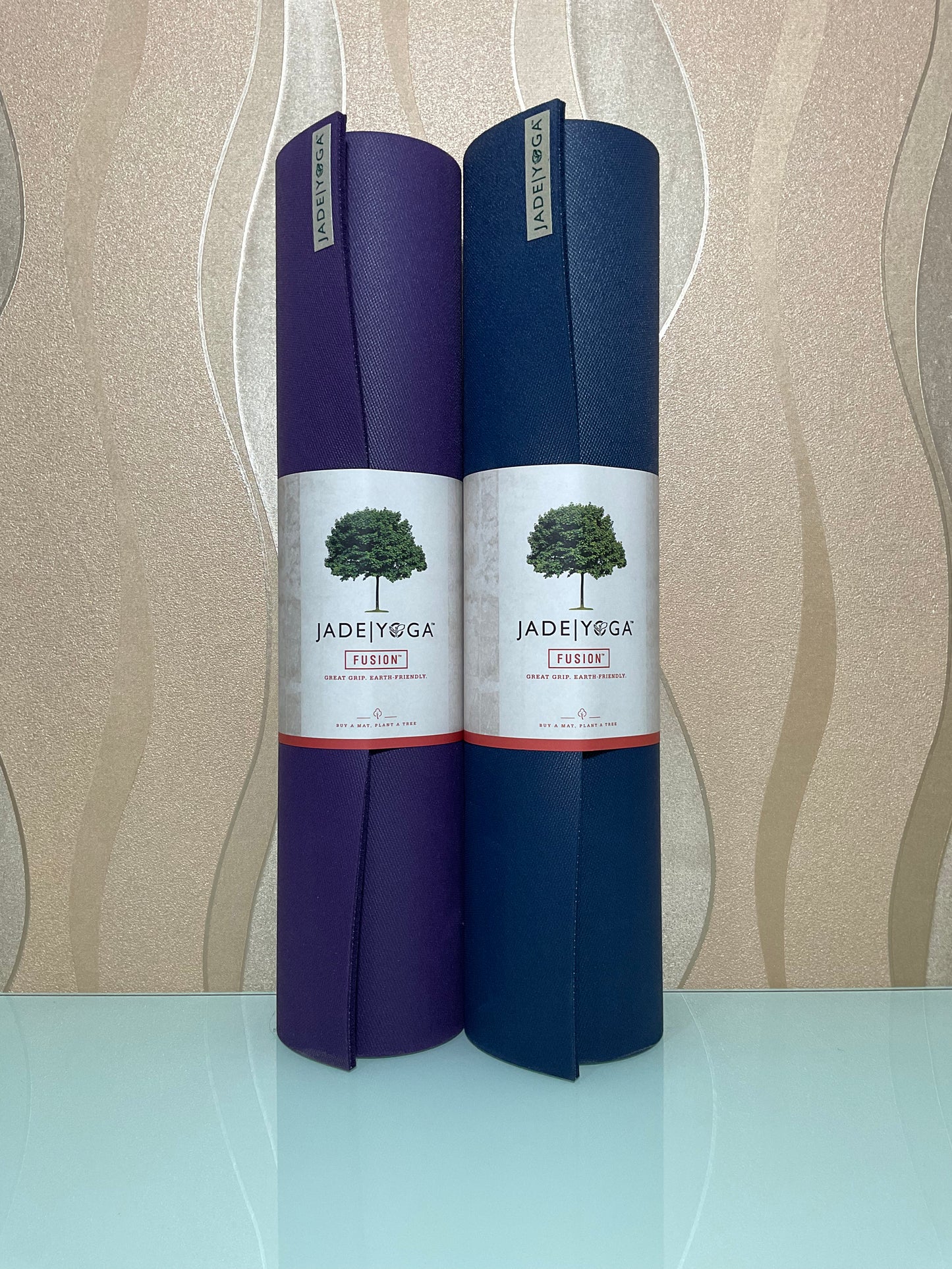 Matras Yoga Jade Fusion 74'' 8mm - Ungu