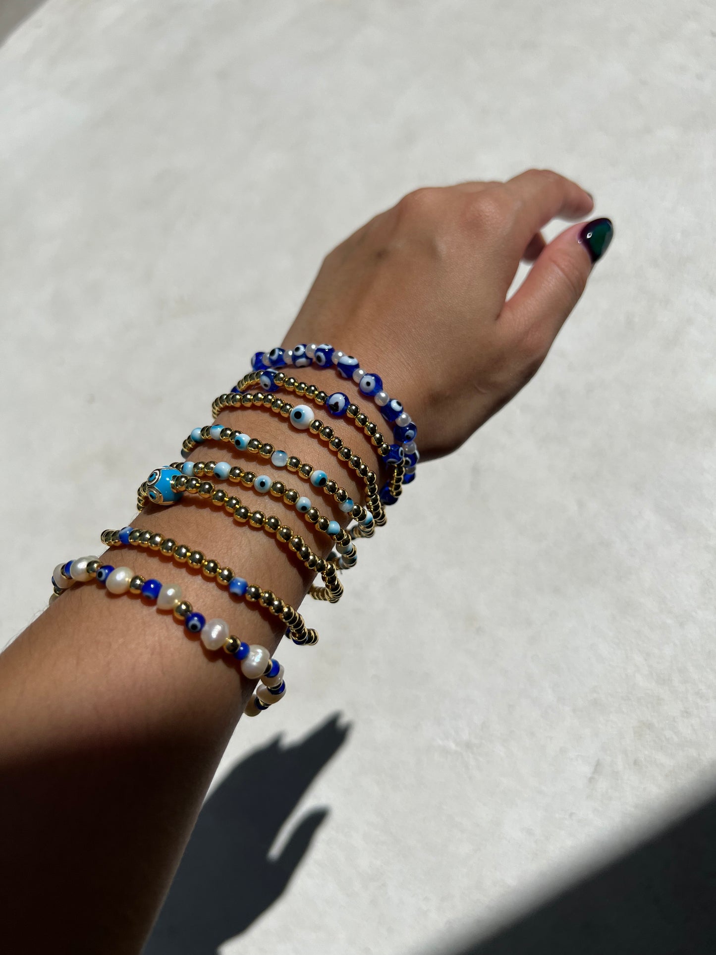 See No Evil Bracelets with Beads by Yoga Republik