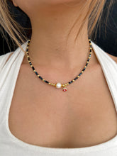 Load image into Gallery viewer, See No Evil Cube Crystal Choker by Yoga Republik
