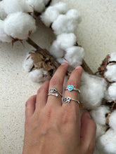 Load image into Gallery viewer, See No Evil Adjustable Silver Rings by Yoga Republik
