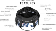 Load image into Gallery viewer, Vooray Trainer Duffel - Black Foil
