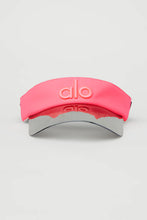 Load image into Gallery viewer, Alo Yoga Airlift Solar Visor - Fluorescent Pink Coral
