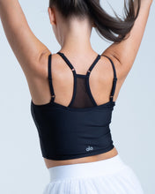 Load image into Gallery viewer, Alo Yoga SMALL Airlift Double Check Bra Tank - Black
