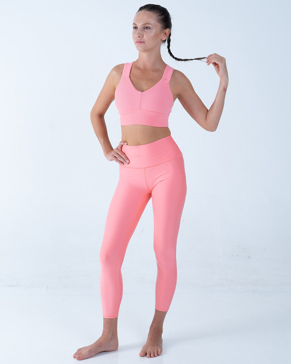 Alo Yoga XXS 7 8 High Waist Airlift Legging Strawberry Lemonade