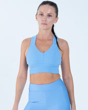 Load image into Gallery viewer, Alo Yoga XS Emulate Bra - Tile Blue
