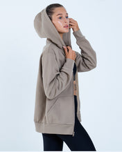 Load image into Gallery viewer, Alo Yoga XS Everyday Full Zip Hoodie - Gravel
