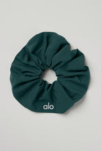 Load image into Gallery viewer, Alo Yoga Oversized Scrunchie - Midnight Green
