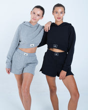 Load image into Gallery viewer, Alo Yoga SMALL Quilted Arena Boxing Short - Athletic Heather Grey
