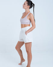 Load image into Gallery viewer, Alo Yoga SMALL Accolade Sweat Short - White
