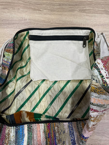 Jade Yoga Recycled Sari Mat Bag - Multi Color