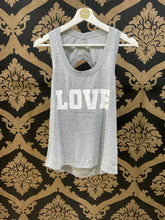 Load image into Gallery viewer, Spiritual Gangster XS Love Riley Namaste Dry Tank - Heather Grey
