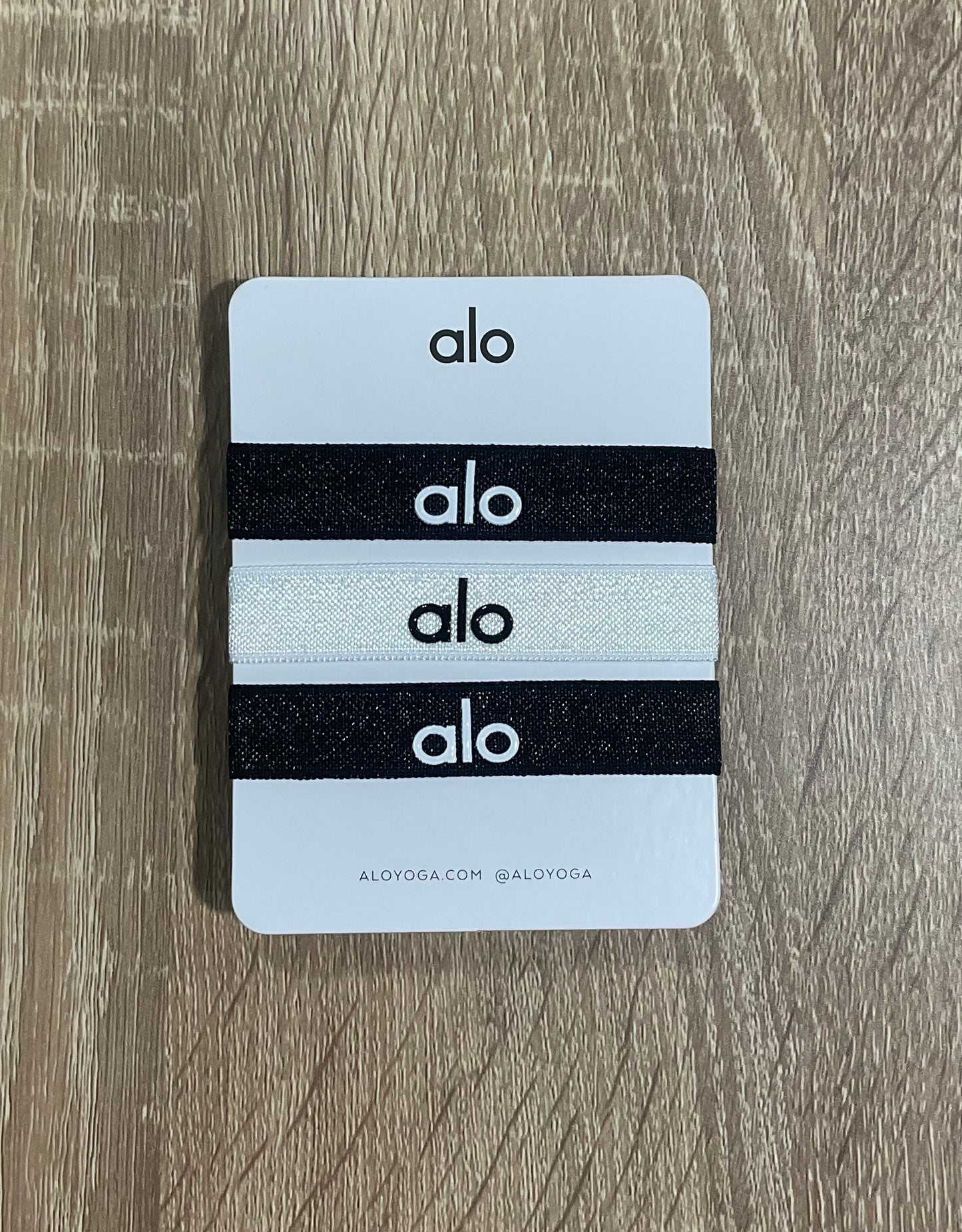 Alo Yoga Alo Hair Tie - Black/white