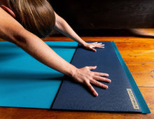 Load image into Gallery viewer, Jade Fusion Mini Yoga Mat - Midnight Blue
