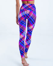 Load image into Gallery viewer, K-Deer SMALL Textured Plaid 7/8 Sneaker Length Legging - Flex
