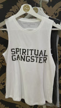 Load and play video in Gallery viewer, Spiritual Gangster XS Sg Varsity Muscle Tank - Stardust
