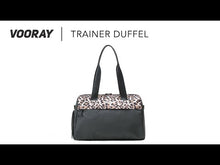 Load and play video in Gallery viewer, Vooray Trainer Duffel - Black Foil
