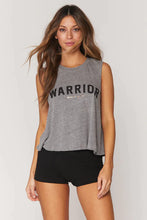 Load image into Gallery viewer, Spiritual Gangster SMALL Warrior Crop Tank - Heather Grey
