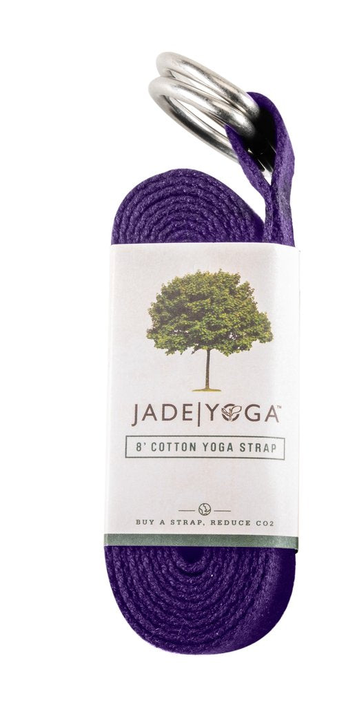 Jade Yoga Strap 8 Feet - Purple