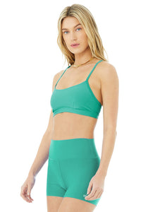 Alo Yoga SMALL Airlift Intrigue Bra - Ocean Teal