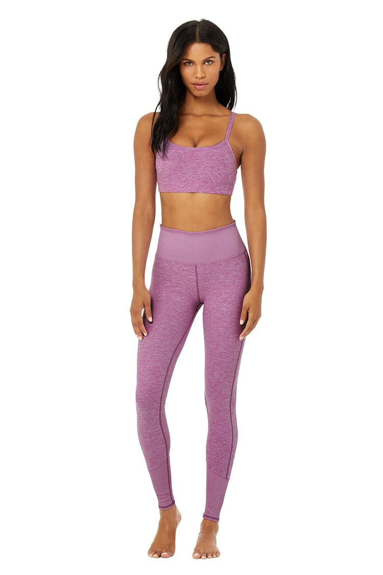 Alo Yoga High Waist Lounge Leggings in Purple | Lyst