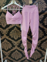 Load image into Gallery viewer, Alo Yoga SMALL High-Waist Alosoft Goddess Legging - Parisian Pink Heather

