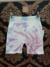 Load image into Gallery viewer, Spiritual Gangster XS/S Biker Short - Pastel Swirl Tie Dye
