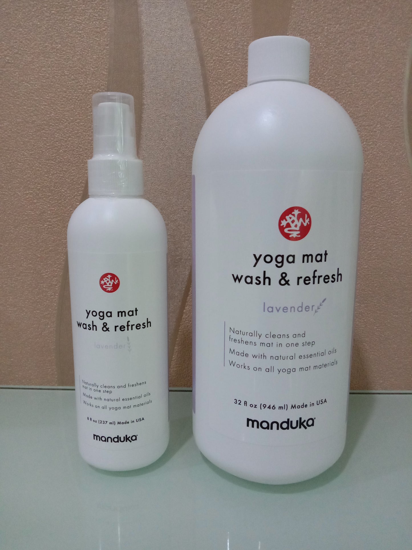 Manduka Yoga Mat Wash And Refresh 8 oz - Lavender
