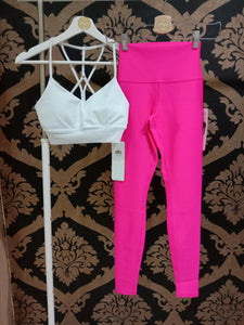 Alo Yoga SMALL High-Waist Airlift Legging - Neon Pink