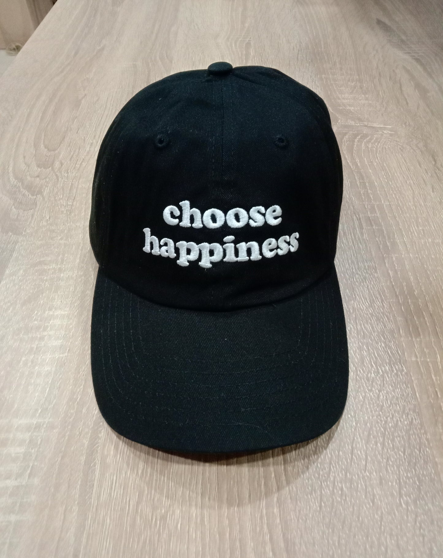 Topi Ayah Kebahagiaan Gangster Spiritual - Vintage Hitam