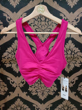 Load image into Gallery viewer, Alo Yoga SMALL Wild Thing Bra - Magenta Crush
