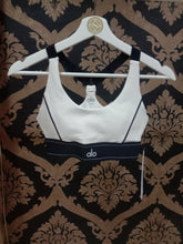 Load image into Gallery viewer, Alo Yoga SMALL Airlift Suit Up Bra - Ivory
