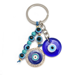See No Evil Turkish Evil Eye Keychains by Yoga Republik