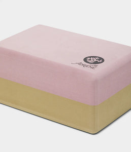 Manduka Adriene Recycled Foam Yoga Block - Elderberry Rock