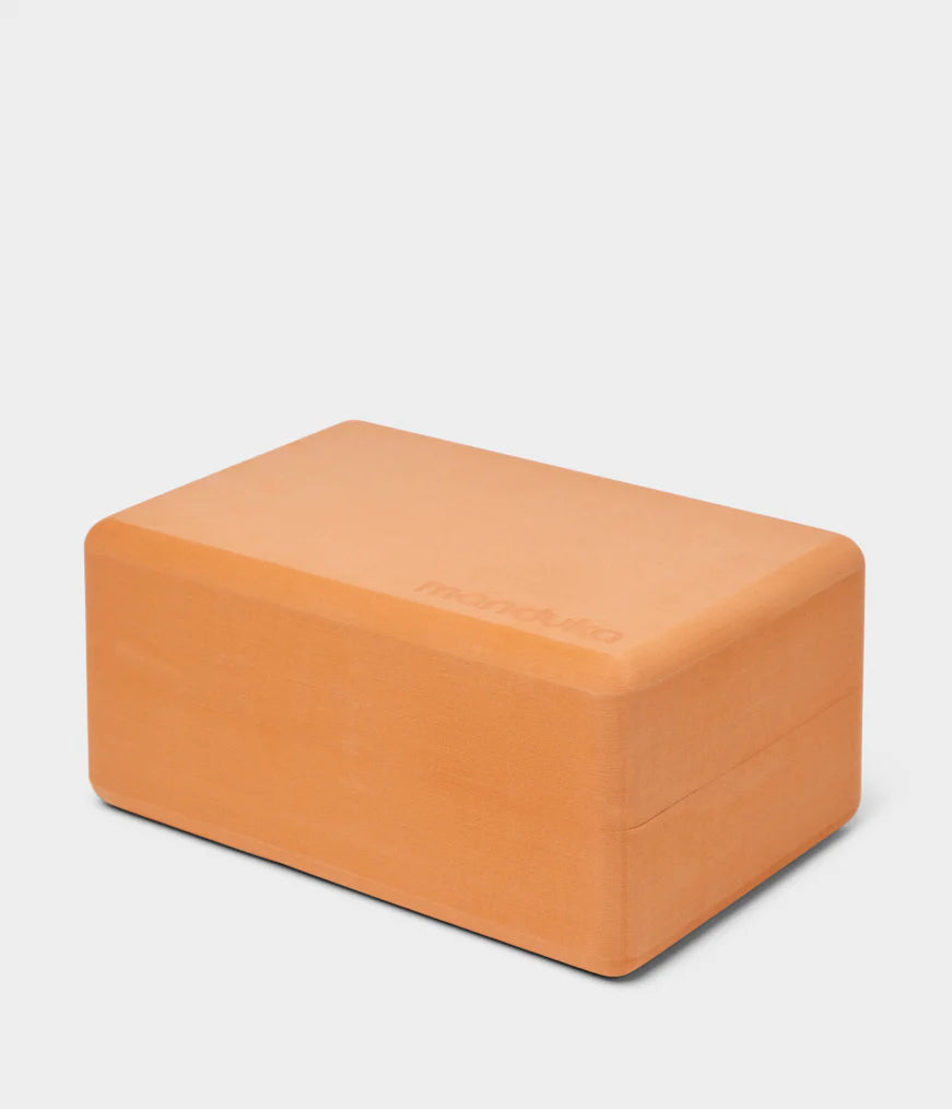 Manduka Recycled Foam Yoga Block - Papaya – Soulcielite
