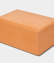Load image into Gallery viewer, Manduka Recycled Foam Yoga Block - Papaya
