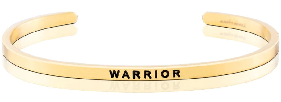 MantraBand Bracelet Yellow Gold - Warrior
