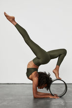 Load image into Gallery viewer, Alo Yoga SMALL 7/8 High-Waist Airlift Legging - Dark Olive
