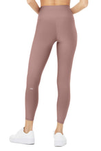 Load image into Gallery viewer, Alo Yoga SMALL 7/8 High-Waist Airlift Legging - Woodrose
