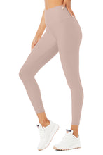 Load image into Gallery viewer, Alo Yoga SMALL 7/8 High-Waist Airlift Legging - Dusty Pink
