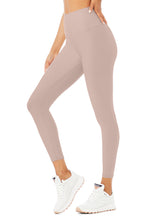 Load image into Gallery viewer, Alo Yoga XXS 7/8 High-Waist Airlift Legging - Dusty Pink
