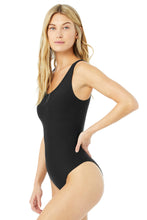Load image into Gallery viewer, Alo Yoga SMALL Airlift Barre Bodysuit - Black
