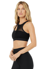 Load image into Gallery viewer, Alo Yoga XS Airlift Crescent Bra - Black
