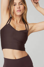 Load image into Gallery viewer, Alo Yoga XS Airlift Double Check Bra Tank - Raisin
