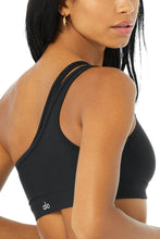 Load image into Gallery viewer, Alo Yoga SMALL Airlift Excite Bra - Black
