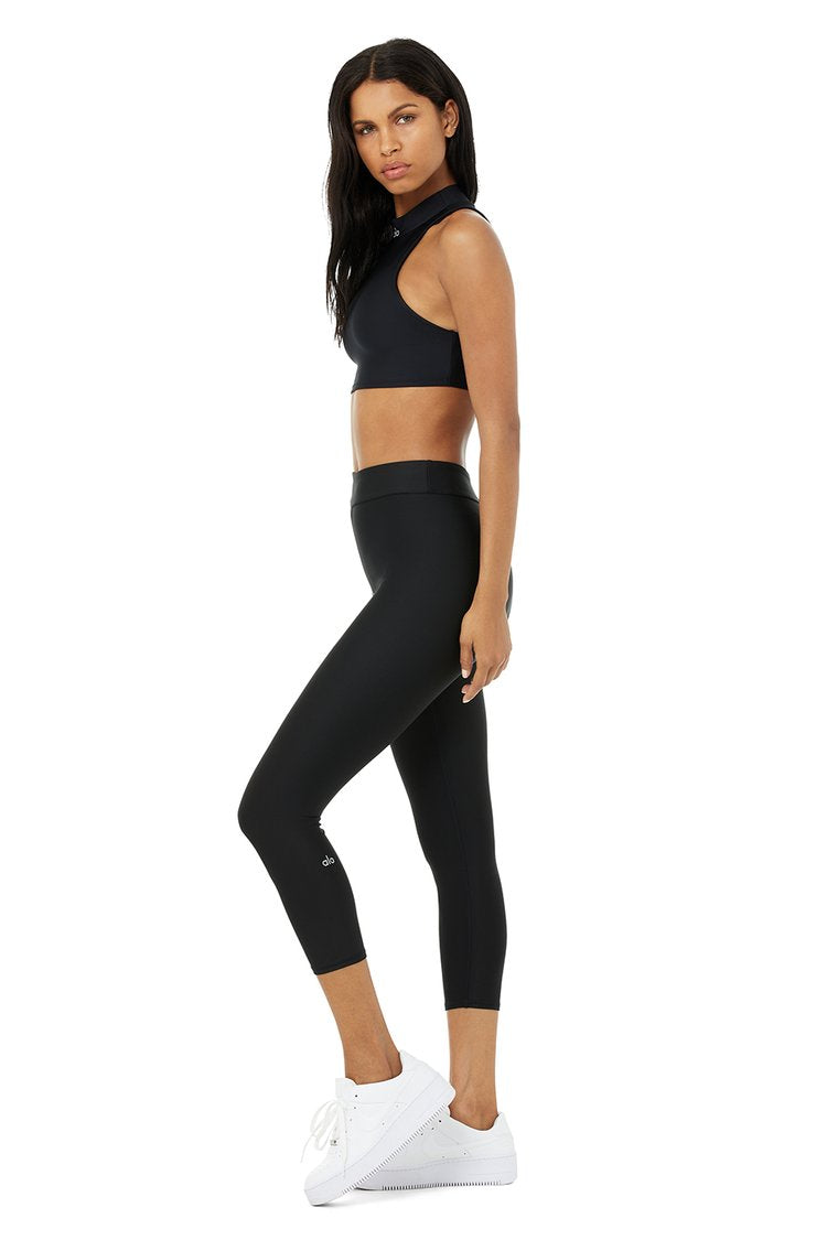 Airlift Fuse Bra Tank Top in Black by Alo Yoga - Work Well Daily