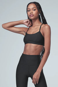 Alo Yoga XS Airlift Intrigue Bra - Black
